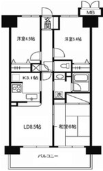 リグランド立石の物件間取画像